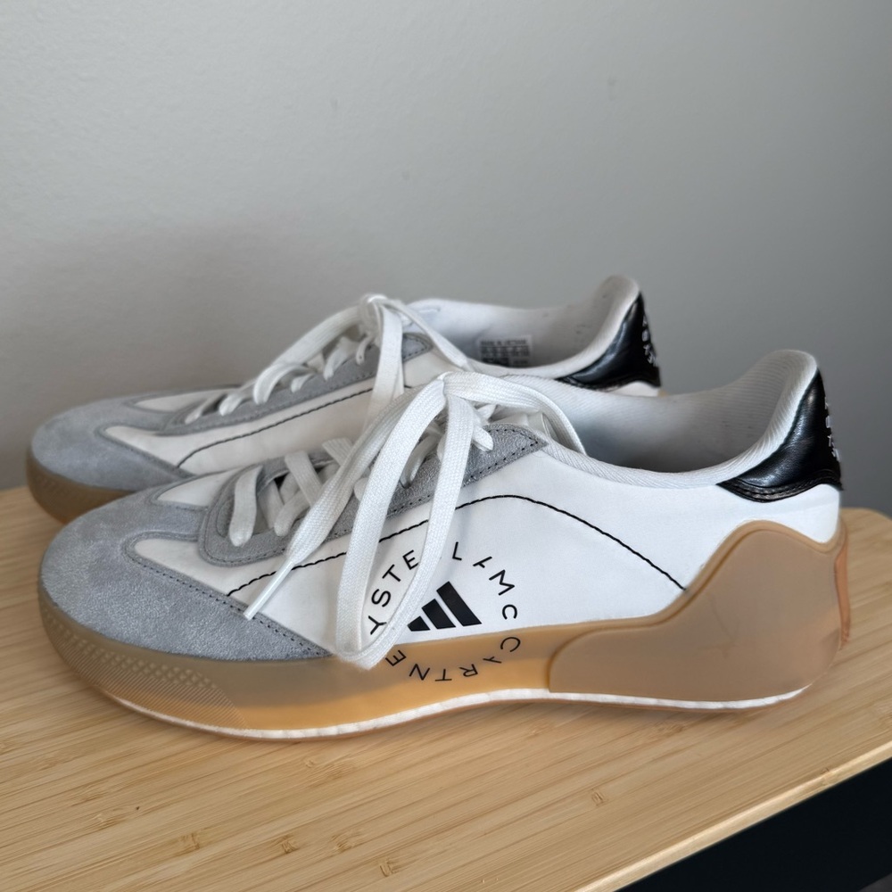 Adidas by Stella McCartney : White and Gray Trainers
